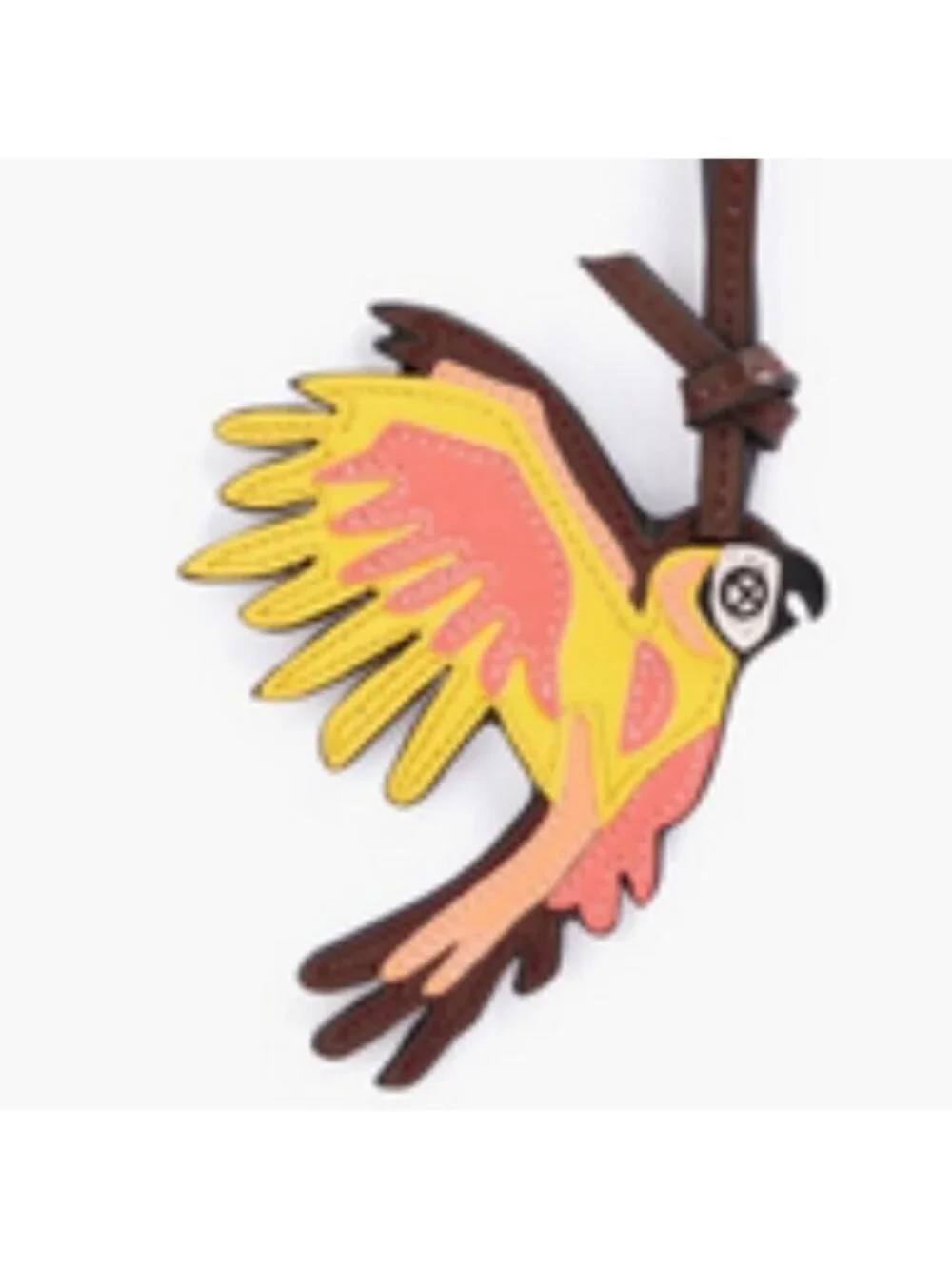 Zimmermann Leather parrot keychain